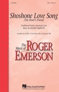 cover Shoshone Love Song SSA choral sheet music cover